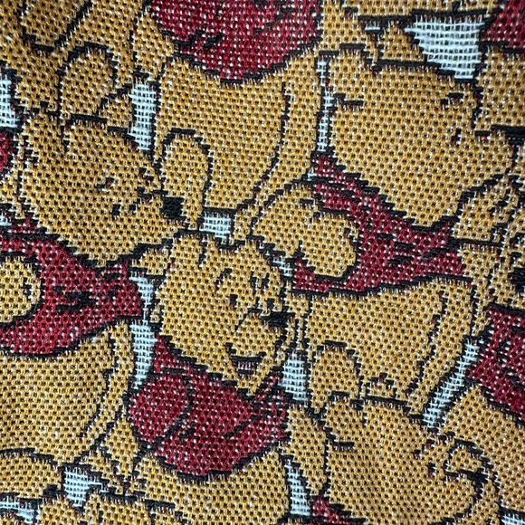 Vintage Winnie The Pooh Tapestry Vest Girls Size 10-12 - Picture 5 of 6